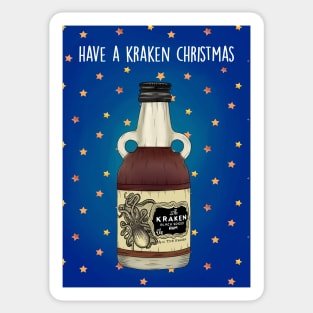 Kraken Christmas Sticker